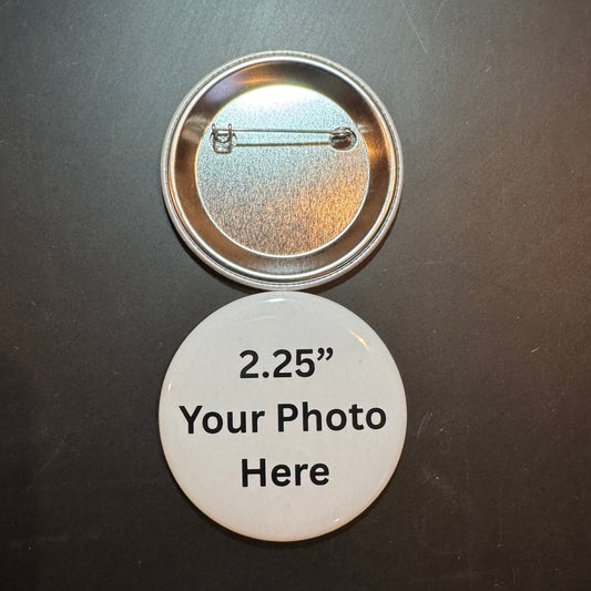 2.25" Round Pinned Back Button