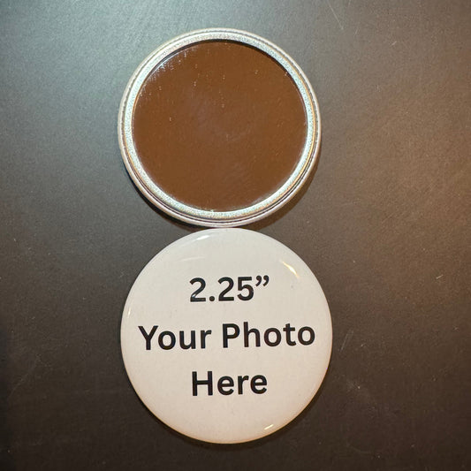 2.25" Round Mirror Backed Button